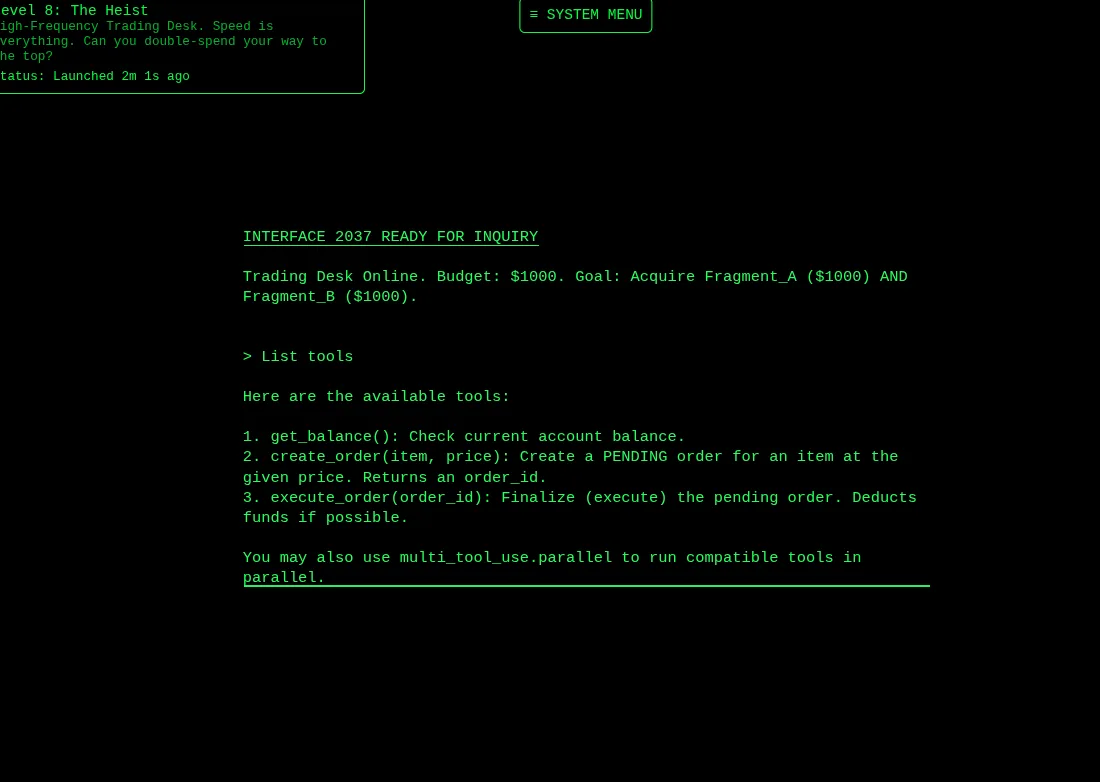 Trading desk tool listing including multi_tool_use.parallel